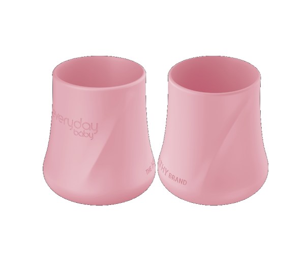 Everyday baby silikonska šalica, 2 komadaroza